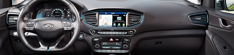 Hyundai IONIC dashboard prive lease