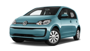 private lease volkswagen up blauw