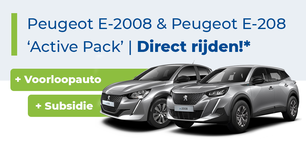 Banner Peugeot Direct rijden mobiel