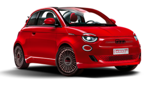 private lease Fiat 500E RED
