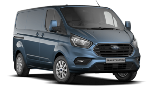 private lease Ford transit custom blauw